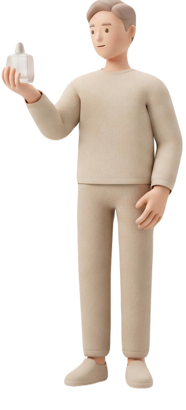 Ilustrasi tes parfum